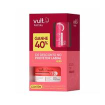 Vult Promopack Creme Facial Antissinais 100g + Protetor Labial Melancia Fps 15 3,5g Vult Promopack Creme Facial Antissinais 100g + Protetor Labial Melancia Fps 15 3,5g