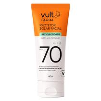Vult Protetor Solar Facial Antioleosidade FPS 70 40ml