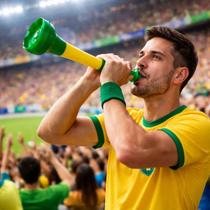 Vuvuzela Torcida Brasil Futebol EstádioEm Estoque Vuvuzela Torcida Brasil Futebol EstádioEm Estoque
