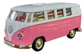 Vw Kombi Nacional metal 1962 Rmz 1:32 Rosa