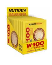 W100 Whey 12 Sachês 30g Dulce De Leche Havanna Nutrata