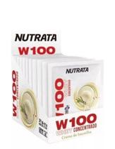 W100 Whey Concentrado 12 Sachês 30g Baunilha Nutrata W100 Whey Concentrado 12 Sachês 30g Baunilha Nutrata