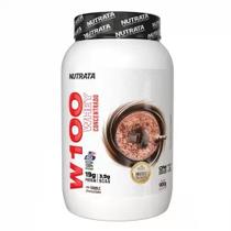 W100 whey concentrado 900g pote chocolate