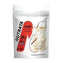 W100 Whey Concentrado - 900g Refil Baunilha - Nutrata W100 Whey Concentrado - 900g Refil Baunilha - Nutrata