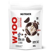 W100 Whey Concentrado - 900g Refil Cookies and Cream - Nutrata