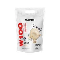 W100 Whey Concentrado Sabor Creme de Baunilha 900g Refil - Nutrata-44-549