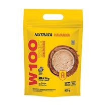 W100 Whey Concentrado Sabor Doce de Leite Havanna 900g Nutrata