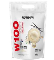 W100 whey protein concentrato Baunilha 900g Nutrata