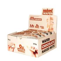 Wafer Avelã Branco Com Proteína Naked Nuts (Cx 12Un De 26G)