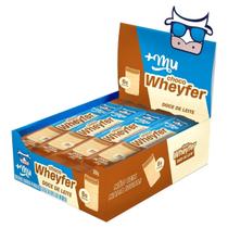Wafer Choco Wheyfer Display Com 12 Unidades De 25g Sabor Doce De Leite Mais Mu