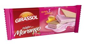 Wafer girassol morango 60g c/10