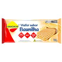Wafer Lowçucar Zero Açucares Sabor Baunilha 115G