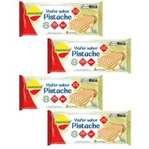 Wafer Lowçucar Zero Açucares Sabor Pistache 115G - Kit com 4