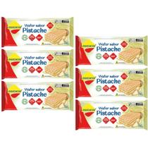 Wafer Lowçucar Zero Açucares Sabor Pistache 115G Kit com 6 Unidades