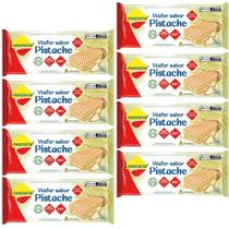 Wafer Lowçucar Zero Açucares Sabor Pistache 115G Kit com 8 Unidades