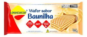 Wafer Lowçucar Zero Adição De Açúcares Sabor Baunilha 115G