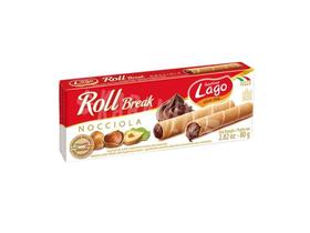 Wafer Recheado Roll Break Nocciola-Gastone -Importado Itália