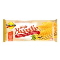 Wafer Sabor Baunilha Sem Açúcar Lowçucar 115g Wafer Sabor Baunilha Sem Açúcar Lowçucar 115g