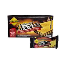 Wafer Sabor Chocolate Zero Açúcar Display com 22 uni de 22g - Lowçucar