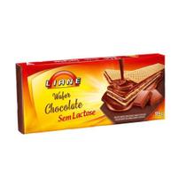 Wafer Sem Lactose Chocolate 115G Liane