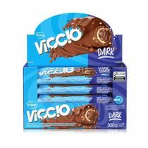 Wafer Viccio Sabor Chocolate Meio Amargo Zero Açúcar 10 Unidades De 30g Cada Vitao