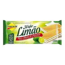 Wafer Zero Açúcar Lowçucar Limão 115g - Kit 3 Unidades