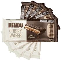 Wafer zero lactose - bendu crispy - sabor dark chocolate - kit 5 unid