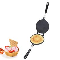 Waffle Cone Maker HERCHR Egg Roll Mold em liga de alumínio