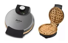 Waffle Maker Philco Maxx Gold PWM02PG 11 Níveis Temperatura 127v