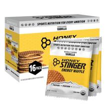 Waffle orgânico de baunilha Honey Stinger, Energy Stroopwafel para exercícios, resistência e desempenho, nutrição esportiva para casa e academia, pré e pós-treino, caixa com 16 waffles, 16,96 onças Waffle orgânico de baunilha Honey Stinger, Energy Stroopwafel para exercícios, resistência e desempenho, nutrição esportiva para casa e academia, pré e pós-treino, caixa com 16 waffles, 16,96 onças