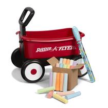 Wagon Radio Flyer Summertime Fun My 1st com Bubbles & Chalk