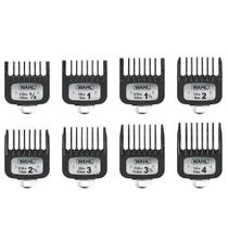 WAHL Kit com 8 pentes de reposição para aparadores com lâmina T de 40 mm WAHL Kit com 8 pentes de reposição para aparadores com lâmina T de 40 mm