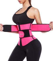 Waist Trainer ANGOOL Neoprene para mulheres plus size 2GG rosa