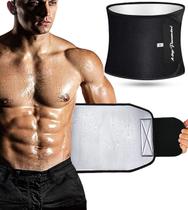 Waist Trainer Waist Trimmer Sweat Belt King Pavonini Black