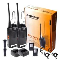 Walk Talk Baofeng 777s Kit 2 Radio Comunicador 16 Canais Com Fone