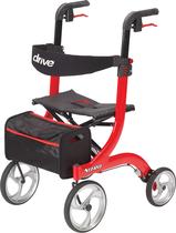 Walker Drive Medical RTL10266 Nitro 4 rodas dobrável vermelho