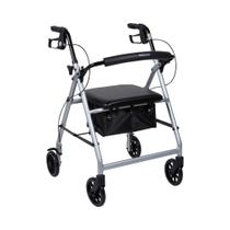 Walker McKesson Rollator Alumínio Leve, Capacidade de 136 kg
