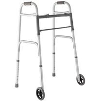 Walker Medline leve dobrável com 5 rodas de alumínio Walker Medline leve dobrável com 5 rodas de alumínio