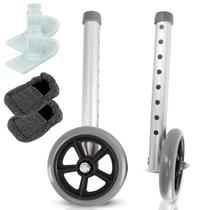 Walker Wheels e Ski Glides Vive para idosos (6 unidades)