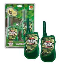 Walkie Talkie 2 Peças Lanterna Militar Army Action - 57128 - ATK Brinquedos