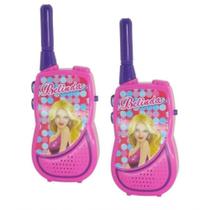 Walkie Talkie Com Lanterna - Dm Toys - Rosa