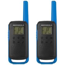 Walkie Talkie Ie Motorola T-270 40 KM (Par) Preto/Azul