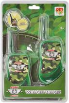 Walkie Talkie Infantil Army Exército Verde DMT6172 - Dm Toys