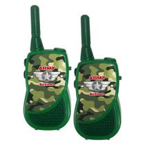 Walkie Talkie Infantil Meninos Army Action - Dm Toys