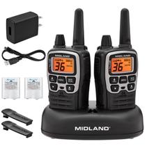 Walkie Talkie Midland T71VP3 X-TALKER de longo alcance, pacote com 2