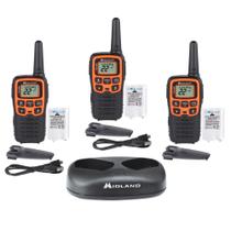 Walkie-Talkie Midland X-TALKER T51X3VP3 de longo alcance 3 rádios
