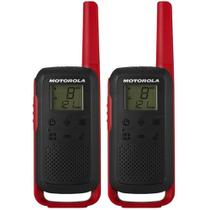 Walkie-Talkie Motorola TALKABOUT T210 20 Milhas / 32 km Bivolt - Preto / Vermelho