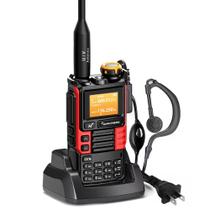 Walkie-Talkie QUANSHENG UVK5 (99) AM/FM/DTMF 200CH com NOAA Red Walkie-Talkie QUANSHENG UVK5 (99) AM/FM/DTMF 200CH com NOAA Red