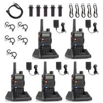 Walkie Talkie Rádio bidirecional Baofeng UV-5R de banda dupla 144-148/420-450 Mhz