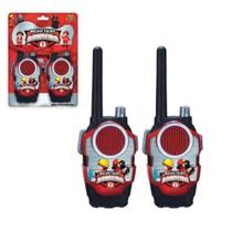 Walkie Talkie Radio Comunicador Brinquedo Infantil- Bombeiro - ISSAM